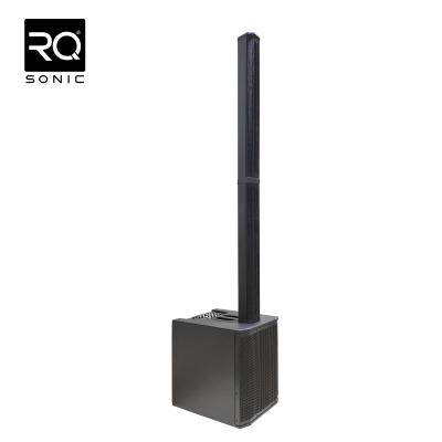 China Professional RQSONIC AC39 Stage Shell Wood Black Outdoor BT Amplifiers Arrange Active PA Column Speaker for sale