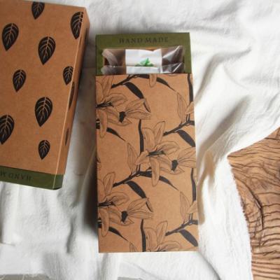 China Custom Recycled Kraft Materials Drawer Box Cookie Eco - Friendly Packaging Paper Box for sale