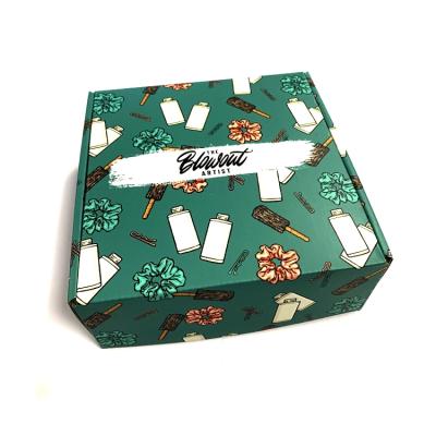 China Custom Recyclable Logo Rigid Corrugated Cardboard Paper Clothes Shoe Announcement Cosmetic Mailing Subscription Gift Shipping Packing Box for sale