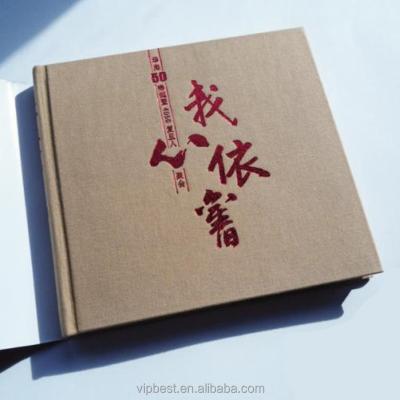 China Eco-Friend New Design Custom Hardcover Book Panel Book Bulk Printing Service for sale