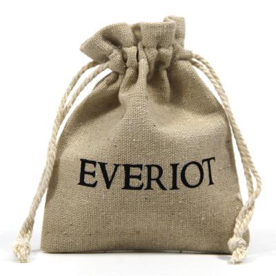 China 100% Custom Wholesale Luxury Custom Drawstrings Eco-Friendly Logo Reusable Durable Jewelery Packaging Small Hessian Burlap Gift Bag for sale