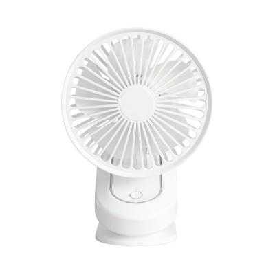 China Mini Foldable Desk Fan Auto Flip Portable Clip Small Head USB Rechargeable Fan Rd01 Folding Rotary Fan for sale