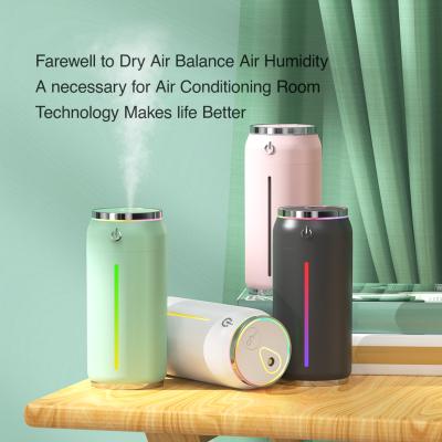 China Polymer Water Mist Box Cool Humidifier Multicolor Mute Water Mist Purify Air Portable Bedroom Humidifier for sale