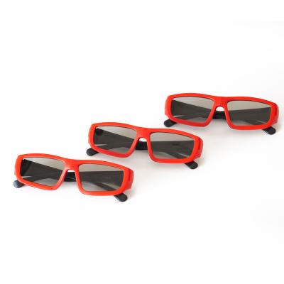 China Custom Watching 3D Movies Circular Polarized Passive Glasses 3D Glasses For 3D TV Theater for sale