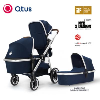 China TASLON QTUS DuetPro, Double Stroller, Design for Travel, Premium Suspension PU Wheels, High Landscape, All Terrain, EN1888 for sale