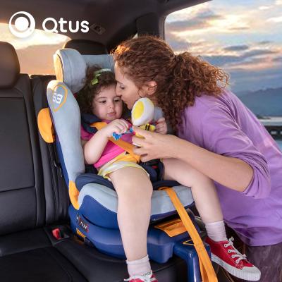 China Qtus S3 POROS Luxury Carseat Kids All Group, Newborn to 12 Years, Max Weight 36kg CEE R129 Approved Gray and Green for sale