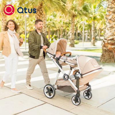 China TASLON QTUS DuetPro, Double Stroller, Design for Travel, Premium Suspension PU Wheels, High Landscape, All Terrain, EN1888 for sale