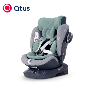 China Luxury Qtus S2 APOLLO Toddler CarSeat - 360 Degree Reversible - Patent Breathable System - All Fabric Detachable&Washable - Green&Grey for sale