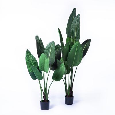 China Paradise Plant Traveler Banana Plant Synthetic Decorative Tree Jiahui Canna Tree Artificial Bird for sale