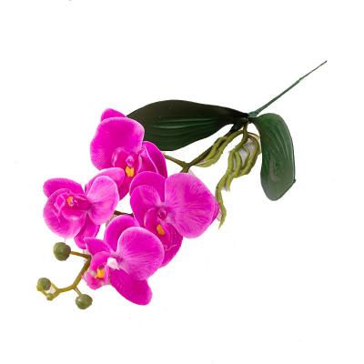 China Four Part Phalaenopsis Home Decoration Flower Divide Flower Arrangement Plant Simulation Flower for sale