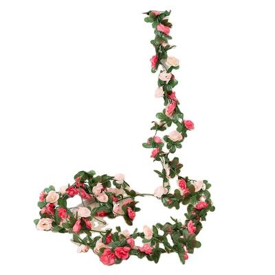 China Beautiful Colorful Manufacturers Selling Artificial Silk Peony Rattan Decoration Artificial Flower Indoor Winding Vine for sale