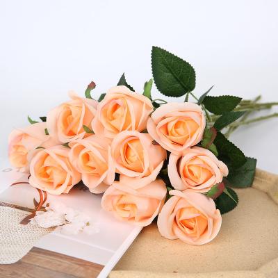 China Valentine's Day Indoor Outdoor Artificial Flower Rose Flower Wedding Decoration Artificial Flower Decoration Amazon Hot Sale for sale