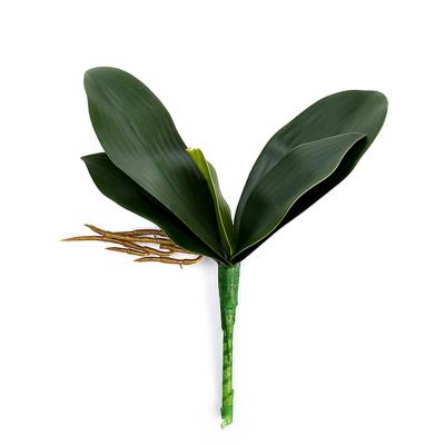 China 2022 Selling Real Glue Real Glue Touch Butterfly Flower Orchid Leaf Real Glue Plant Orchid Leaf Home Plant Beautiful Artificial Flower Colorful Warm Artificial Soft Wedding Decoration for sale