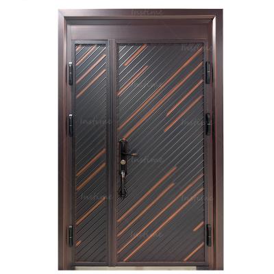 China Instime Good Quality Anti Theft Bullet Proof Security Door Steel Doors Strong Anti Theft Door For Hotel And House Resistant for sale