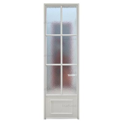 China Modern Minimalist Narrow Frame Instime Sound Insulation Aluminum Bathroom Casement Interior Glass Door For Villa for sale