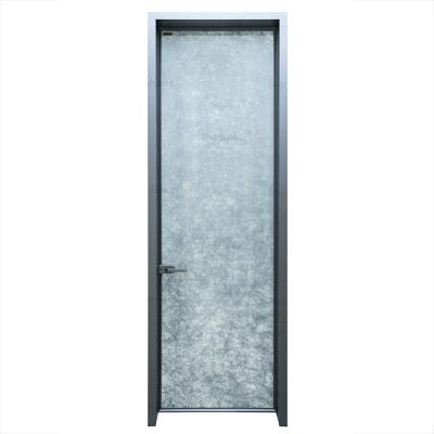 China Instime Aluminum Alloy Sound Insulation Design Soundproof Glass Door Casement Bathroom Aluminum Alloy Toilet Door in Lowest Price for sale