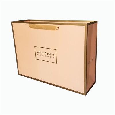 China Wholesales Logo Printed Cheap Recycled Custom Food Packaging Brown Shopping Paper Bag Recyclable Take Away With Twisted/Flat Handles for sale