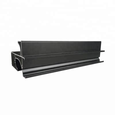 China Sideboard Anodized Black Extruded Aluminum Profile For Sideboard for sale