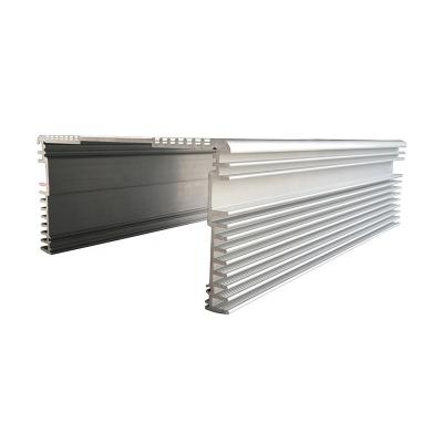 China Heat Sink Anodized Silver Industrial Finish Slot Aluminum V Profile For Structural for sale