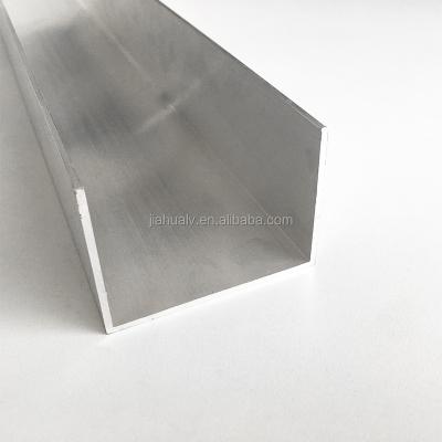 China Aluminum Worktable Low Price C Channel And U Shape Channel Trim Extrus Profile for sale