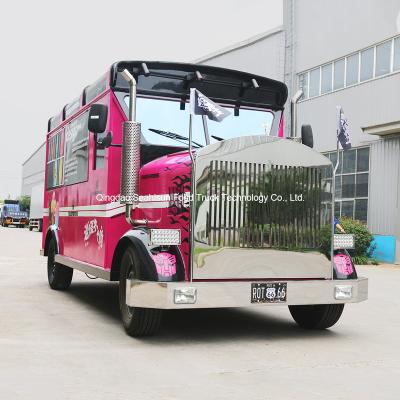 China Easy Operate China Supplier Colorful Mobile Unique Food Truck Food Truck Street Food Maker Truck for sale