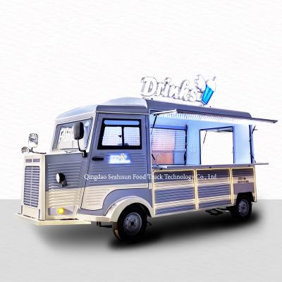 China Commercial catering camping trailer used electric food trucks bakery truck ice cream food truck for sale for sale