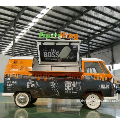 China Convenience Factory Manufacturing Mobile Food Trucks Custom Food Trucks Food Kiosk For Homemade Ice Cream/Coffe for sale