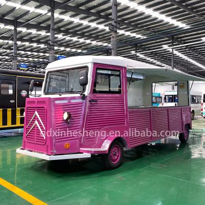 China Multi-Function Electric Fast Food Truck Commercial Food Cart Mobile Food Supply Trucks For Sale Customizable Available for sale