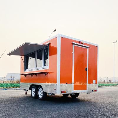 China Easy Operate China Best Concession Products Street Ice Cream Hot Dog BBQ Coffee Vending Mobile Fast Food Vending Trailer For Sale for sale