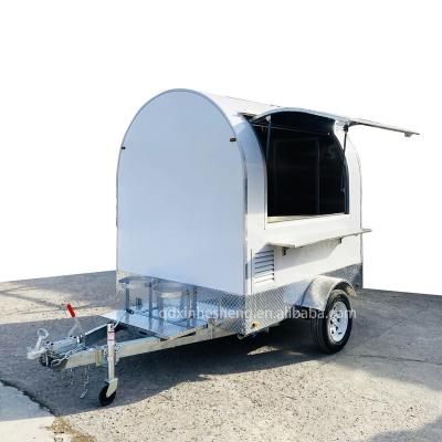 China Easy operate food cart catering cafe trailer used mini food trucks ice cream trucks for sale for sale