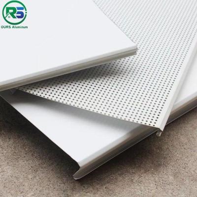 China Polyester Roller Coated Aluminium Strip Ceiling S-Shape Width 100mm for sale