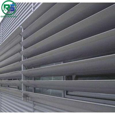 China Decorative Exterior Aluminum Sun Shade System Building Facade Pvdf Coating for sale