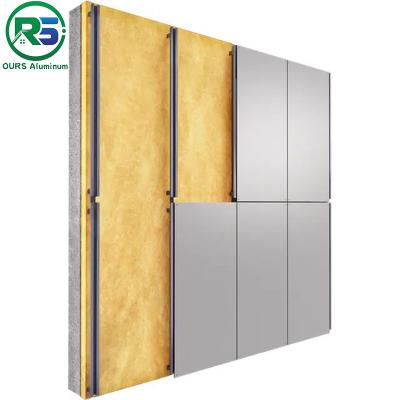 China Fireproof Corrugated Aluminum Wall Panels Custom Color Thickness 20mm​ Te koop