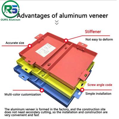 China arquitetónicos de alumínio dos painéis de parede da espessura de 10mm suspendidos tornam à venda
