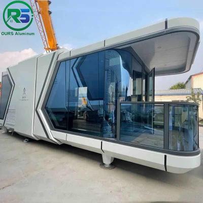 Китай 8.5M Length Mobile Homes White Alcoa Aluminum House Villa Modular House Flat Pack Prefab Container House продается