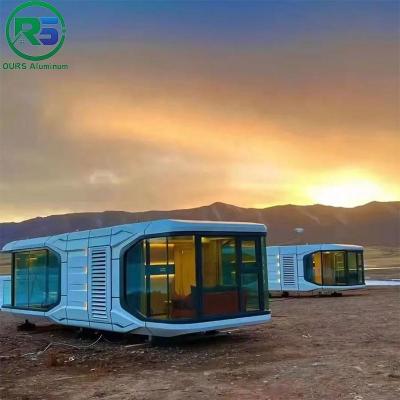 Китай 11.5M Length S7 Aluminum Capsule House 40ft Sunshine House Complete Container Outside House продается