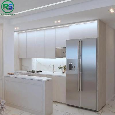 China Modern Aluminum Cabinet with Fluorocarbon Spraying And Black Aluminum Cabinet System for sale