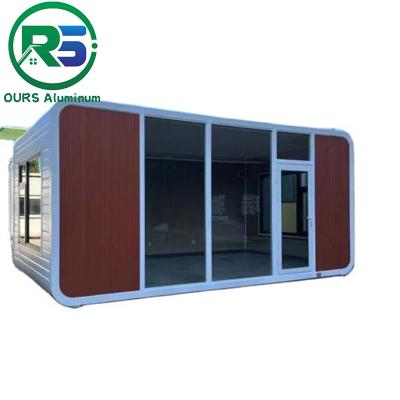 Chine 2023 Custom-made Modern Design Aluminum alloy Capsule Tiny House For living Prefab Houses Capsule Cabin Apple Cabin à vendre