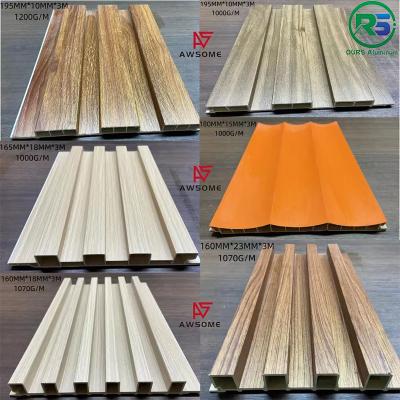 China Decorative Exterior Aluminum Sun Shade System Building Facade Pvdf Coating for sale