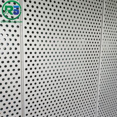 China Kunstmatige Aluminiumlasersnijden Aluminium geperforeerde panelen CNC gesneden buiten PVDF coating Te koop