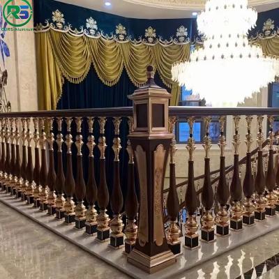 China CE ISO Black aluminum hand rail Fabrication Method Best Editable Construction for sale