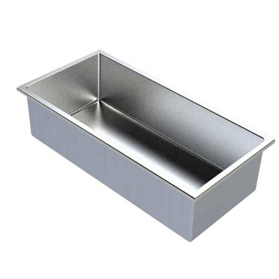 China Modern 304 Stainless Steel Horizontal Plate Without Partition Shower Bathroom Wall Recessed Shelf Niche for sale