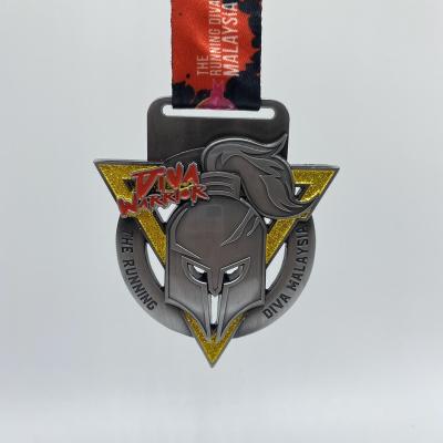 China Promotional Europe Dance Medal Medal Necklace Men First Place Medal Best Selling for sale