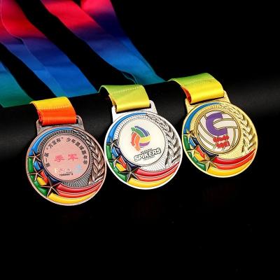 China Europe Customized High Performance Custom Ribbon For Medal Color Race Medals Medal Labels for sale