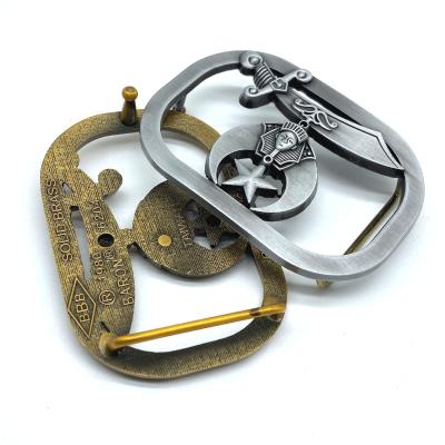 China Retro Europe Factory Direct Selling Trend 3d Cowboy Horse Belt Chinese American Belt Buckle for sale