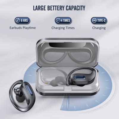 China Custom High Fidelity ODM Logo Bass Earphones TWS Headphones Earbuds Sound Waterproof ipx5 Earbuds Wireless Earphone With Case Filling Box for sale