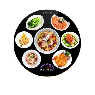 China Hotel style banquet food warmer plate food beetle buffet food warmer teasing hot pot for sale