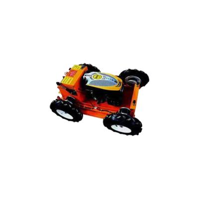 China Farms High horsepower gasoline lawn mower, orchard grass crusher, intelligent remote control weeding machine for sale