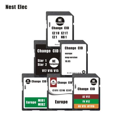 China Plastic Latest Version SAT Navi Ready For Use GPS Navigation SAT Navi For Nissan Connect 3 V7 Europe Map Change CID SD Map for sale