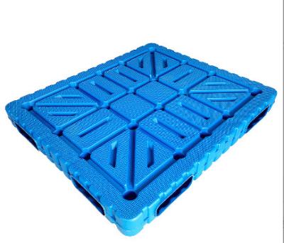 China Wholesale Pallet Grades Plastic Cargo And Pallets Mold Blow Molding Tray With Nine Foot Turnover 1200*1000*140mm for sale